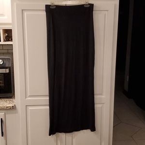 Black maxi skirt
